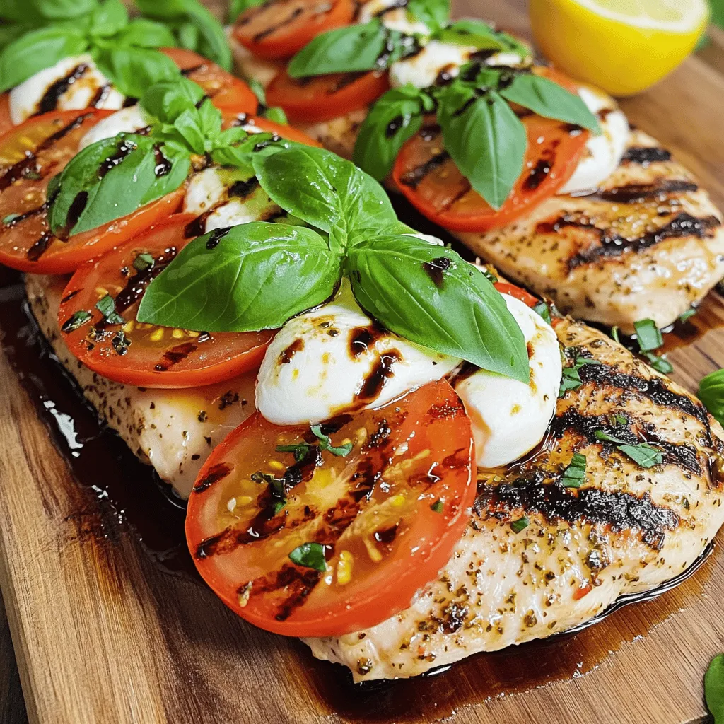 Grilled Chicken Caprese Flavorful and Fresh Delight