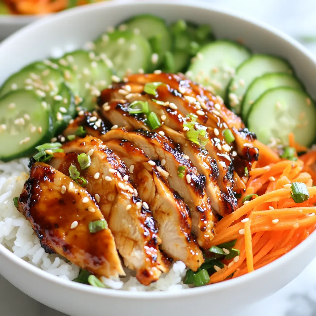 Korean BBQ Chicken Bowls Flavorful and Easy Meal