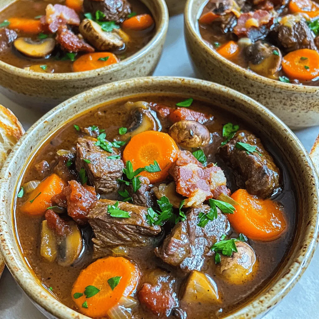 French Beef Bourguignon Irresistible Comfort Dish