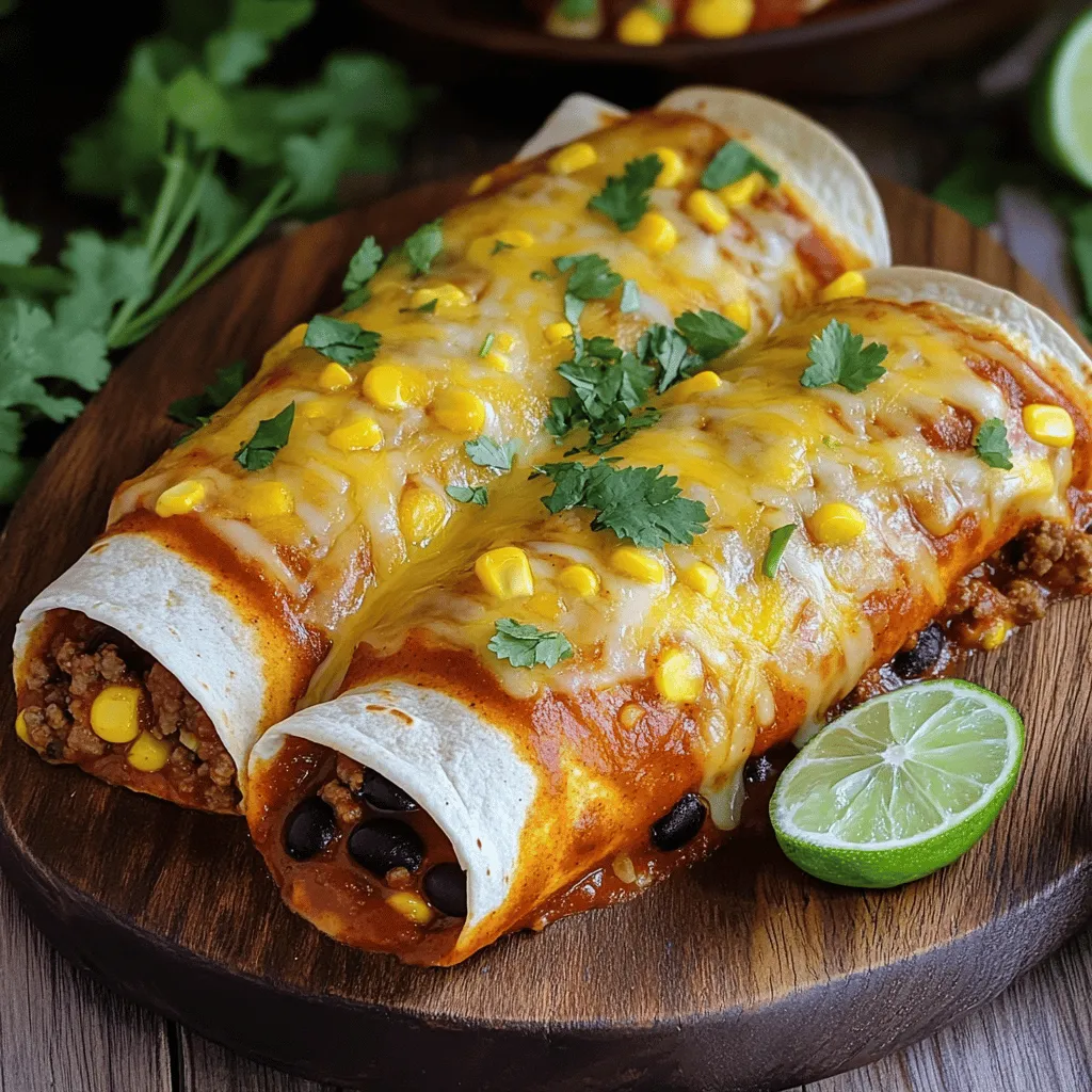 Easy Tex-Mex Beef Enchiladas Flavorful Dinner Idea