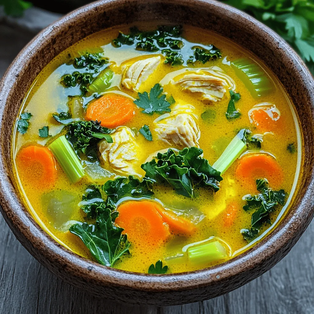 Soothing Turmeric Chicken Soup for Inflammation Relief
