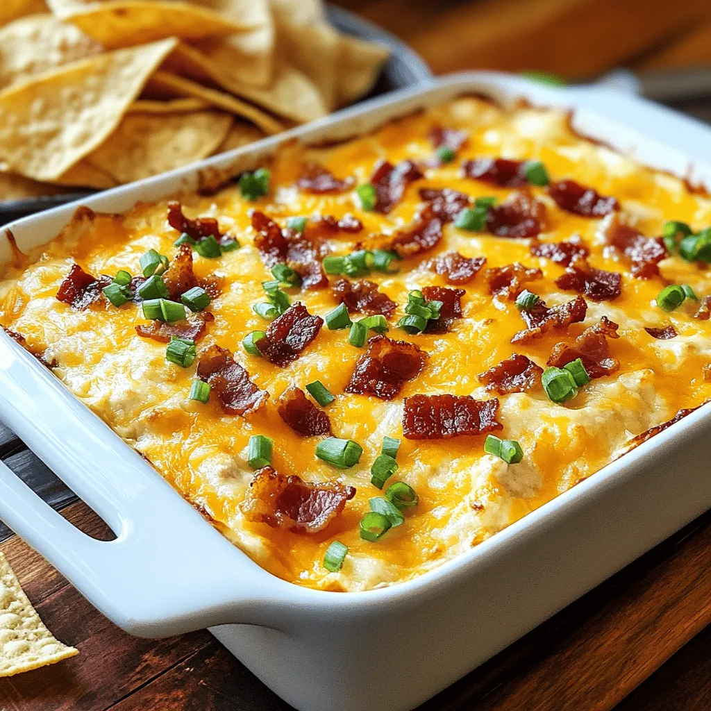 Sizzling Hot Bacon Cheese Dip: A Delectable Crowd-Pleaser