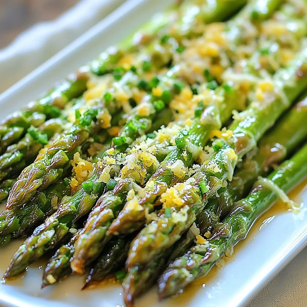 Garlic Parmesan Roasted Asparagus Simple and Tasty