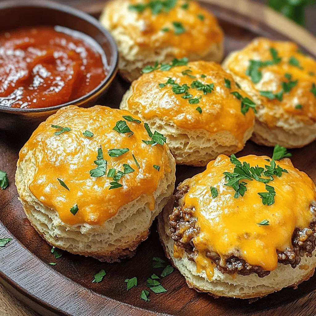 Cheesy Beef Biscuit Bombs &#8211; Easy Party Appetizer Delight