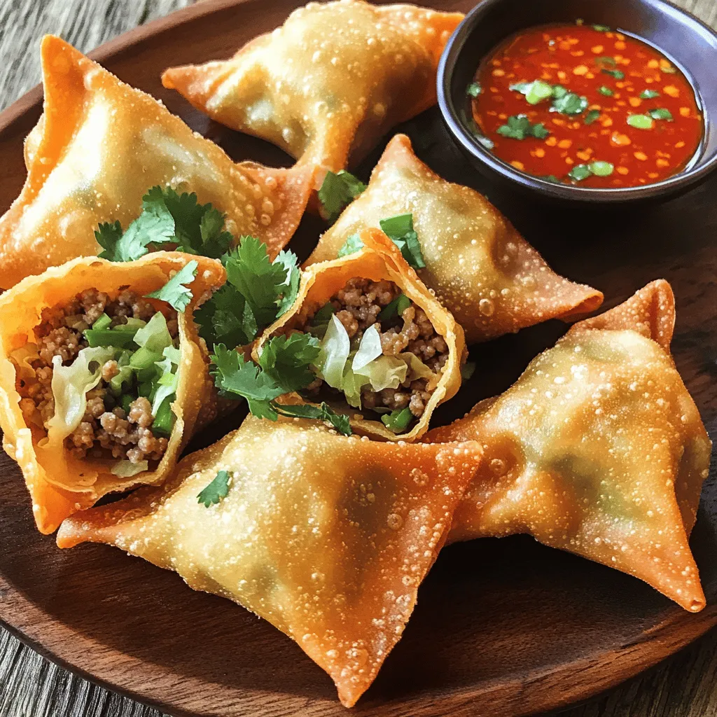 Fried Wontons Crispy Treats for Any Occasion