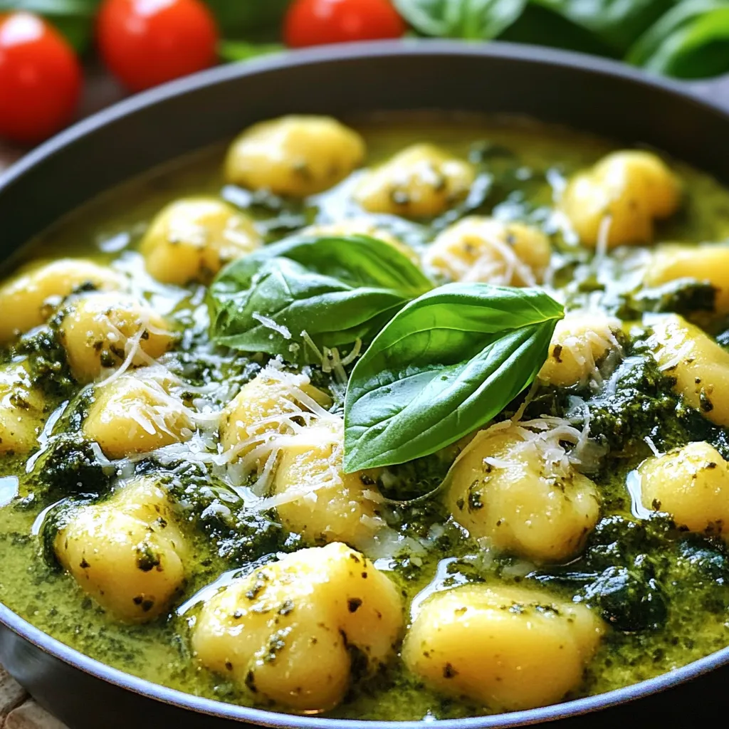 Creamy One-Pot Pesto Gnocchi Quick and Tasty Meal