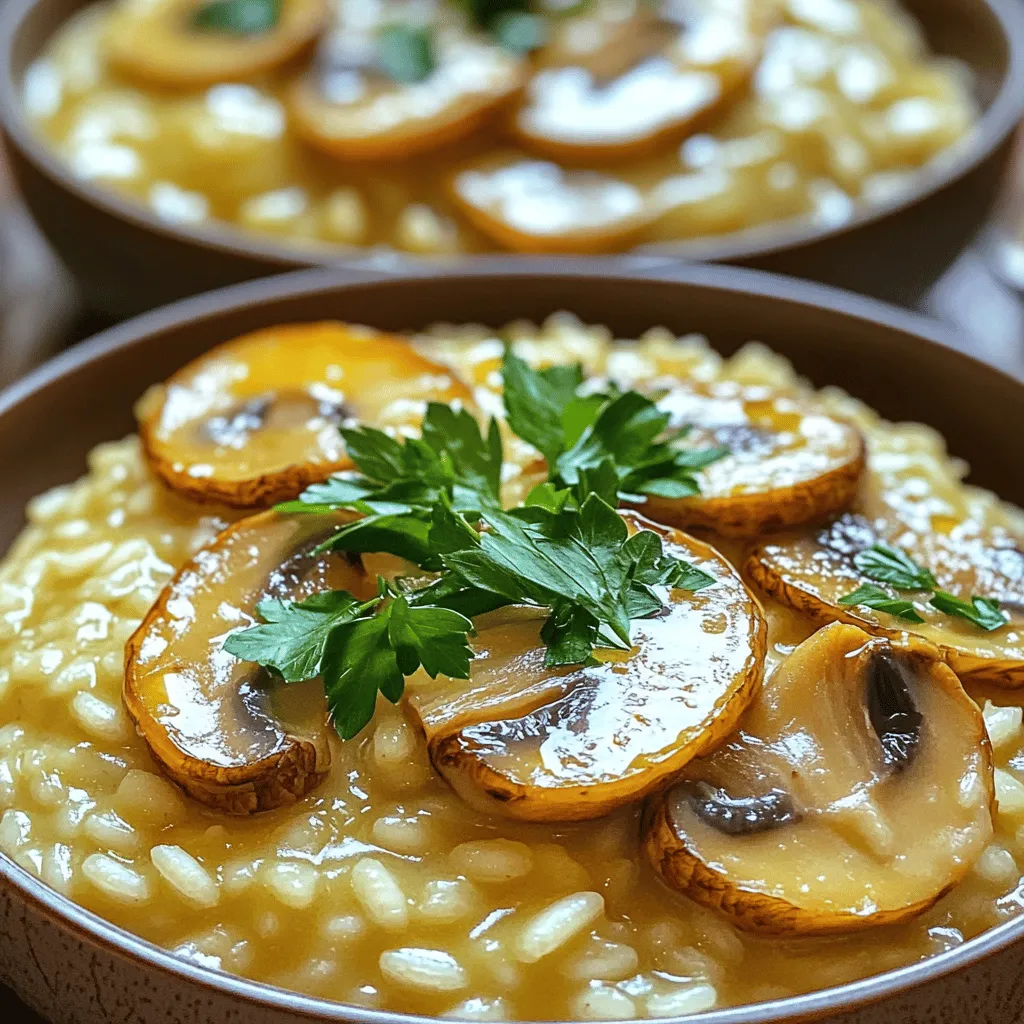 Instant Pot Creamy Mushroom Risotto Simple Delight