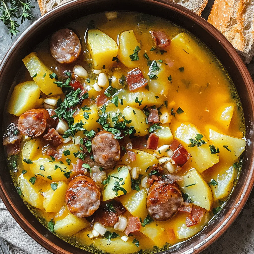Slow Cooker Irish Dublin Coddle Comfort Dish Recipe