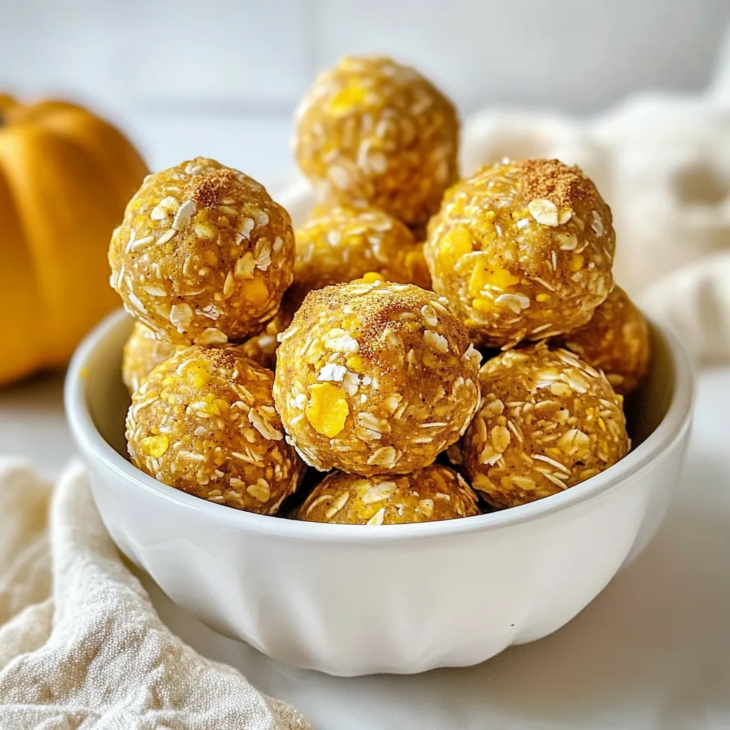 Pumpkin Spice Energy Balls Easy and Tasty Recipe