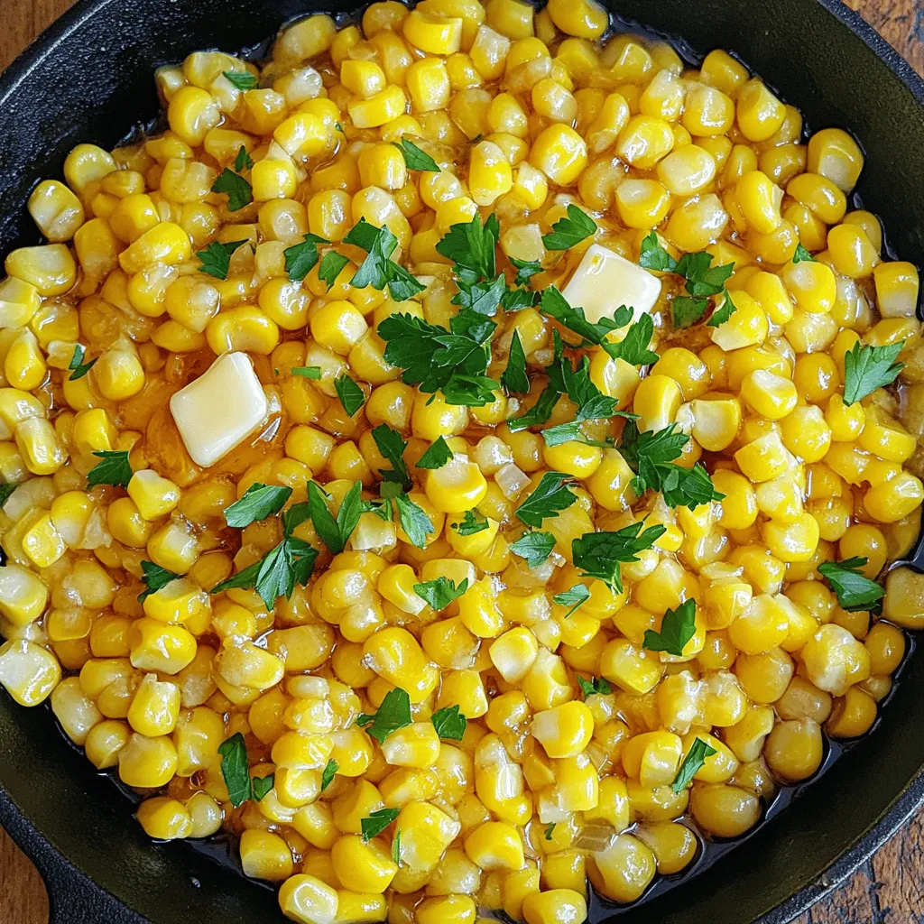 Honey Butter Skillet Corn Simple and Flavorful Dish