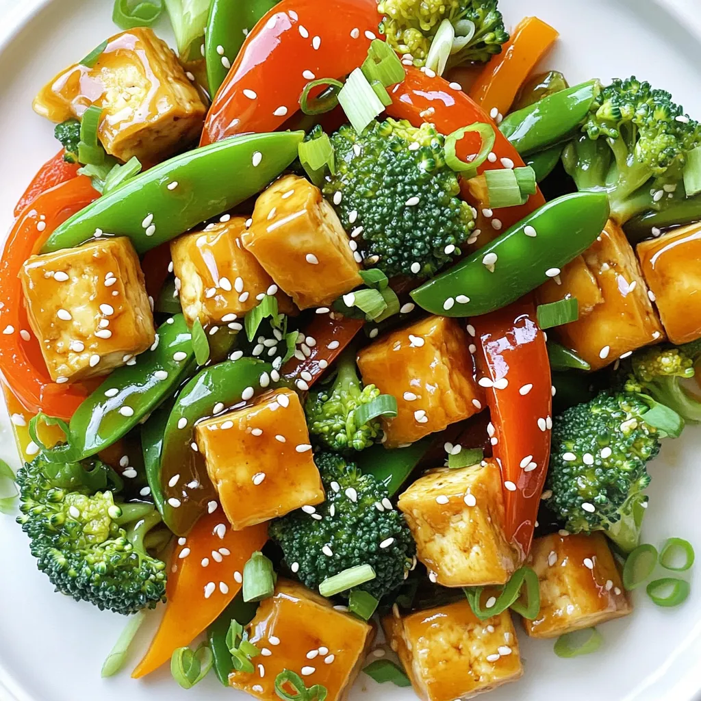 Honey Garlic Tofu Stir Fry Flavorful and Easy Recipe