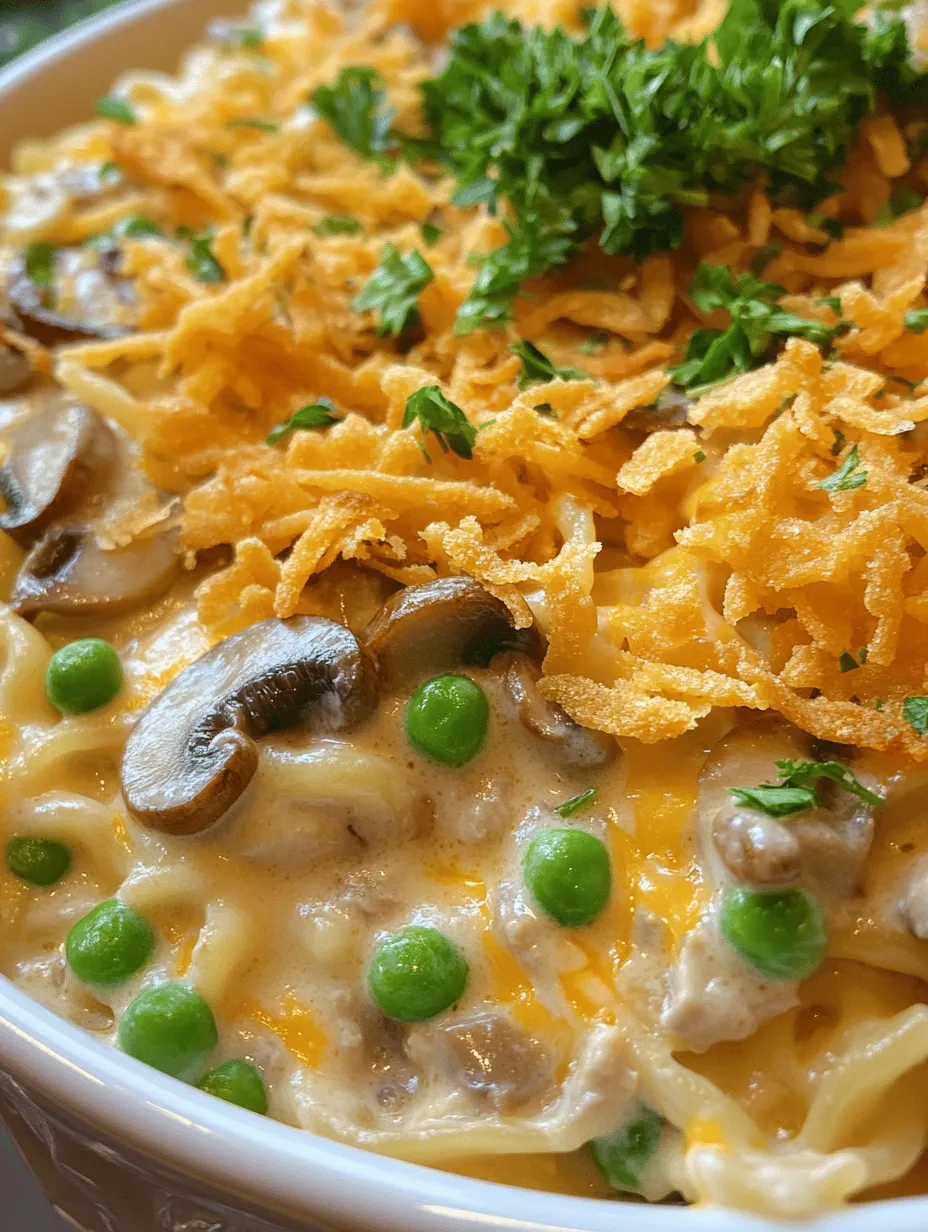 Creamy Tuna Noodle Delight: A Comforting Weeknight Meal