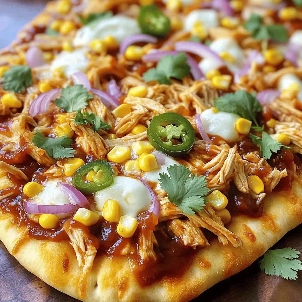 BBQ Chicken Flatbread Pizza Easy and Flavorful Dinner