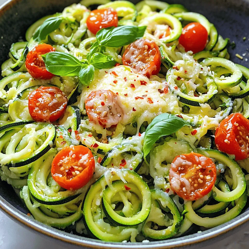 Easy Garlic Parmesan Zoodles Flavorful Weeknight Dish