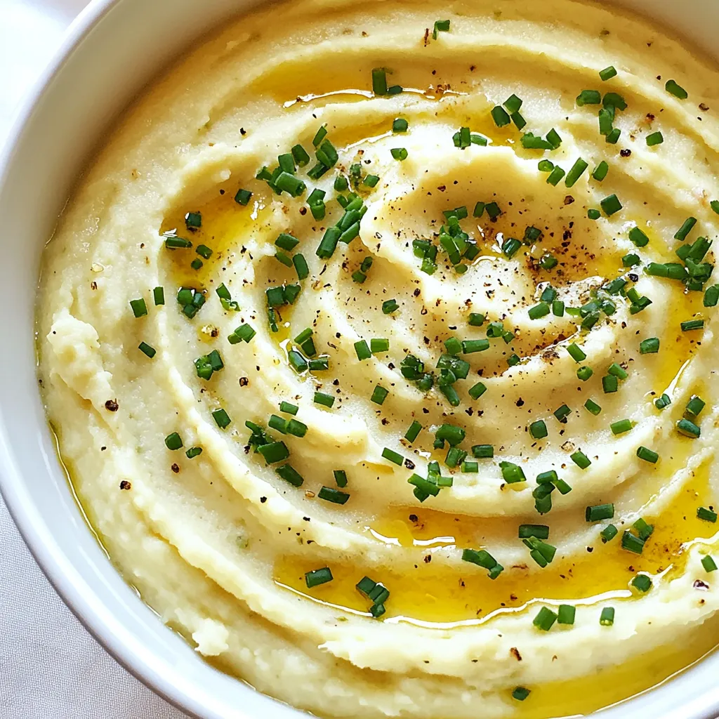 Creamy Roasted Garlic Cauliflower Mash Delight