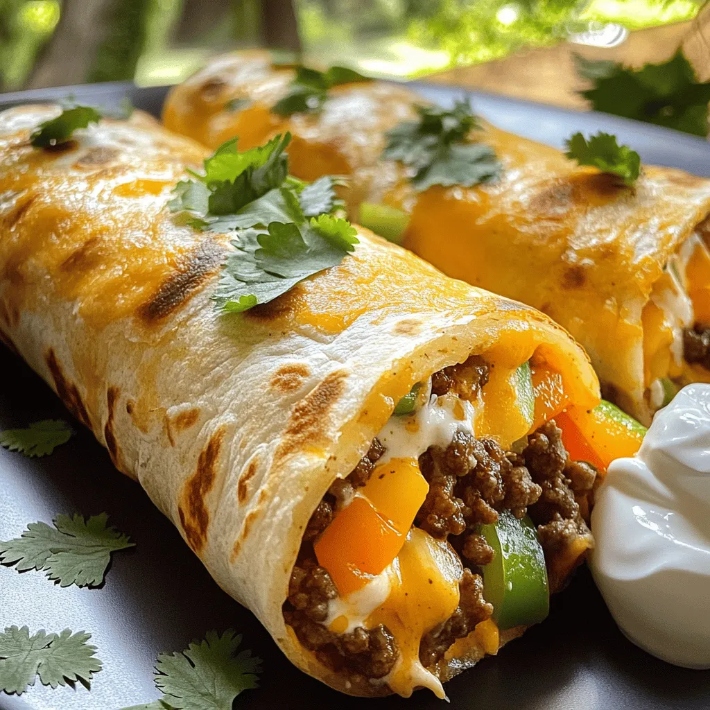 The Best Recipe for Cheesy Beef Wraps That Delight