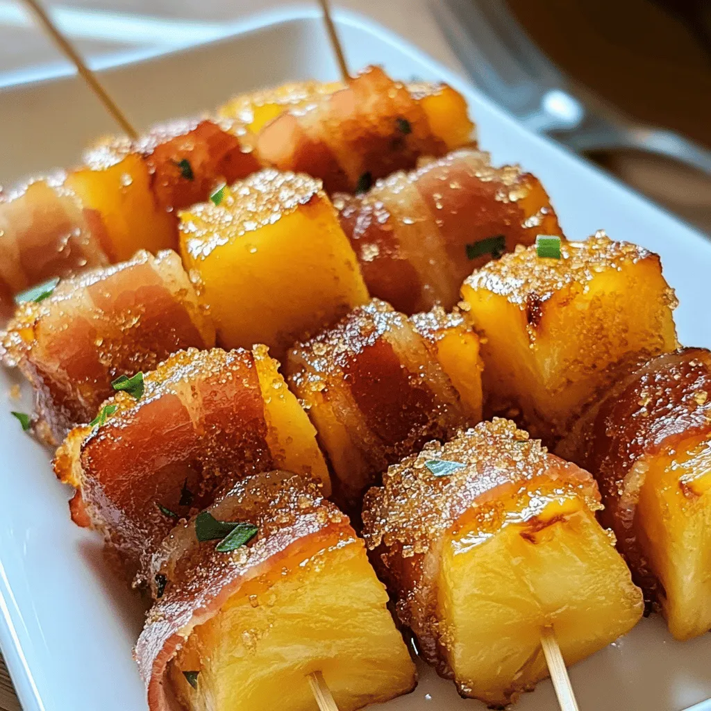 Sweet &#038; Savory Bacon-Wrapped Pineapple: A Delightful Culinary Fusion