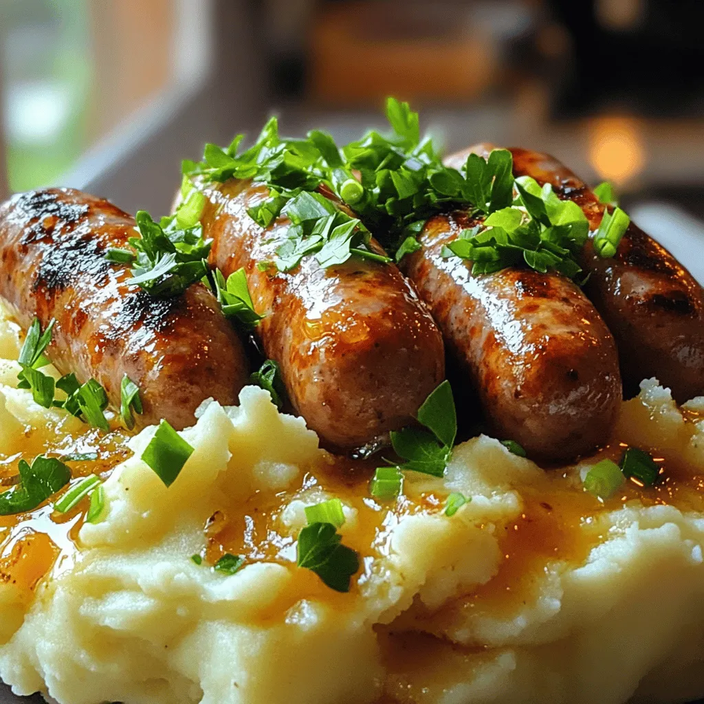 Easy Bangers And Mash Recipe With Creamy Gravy