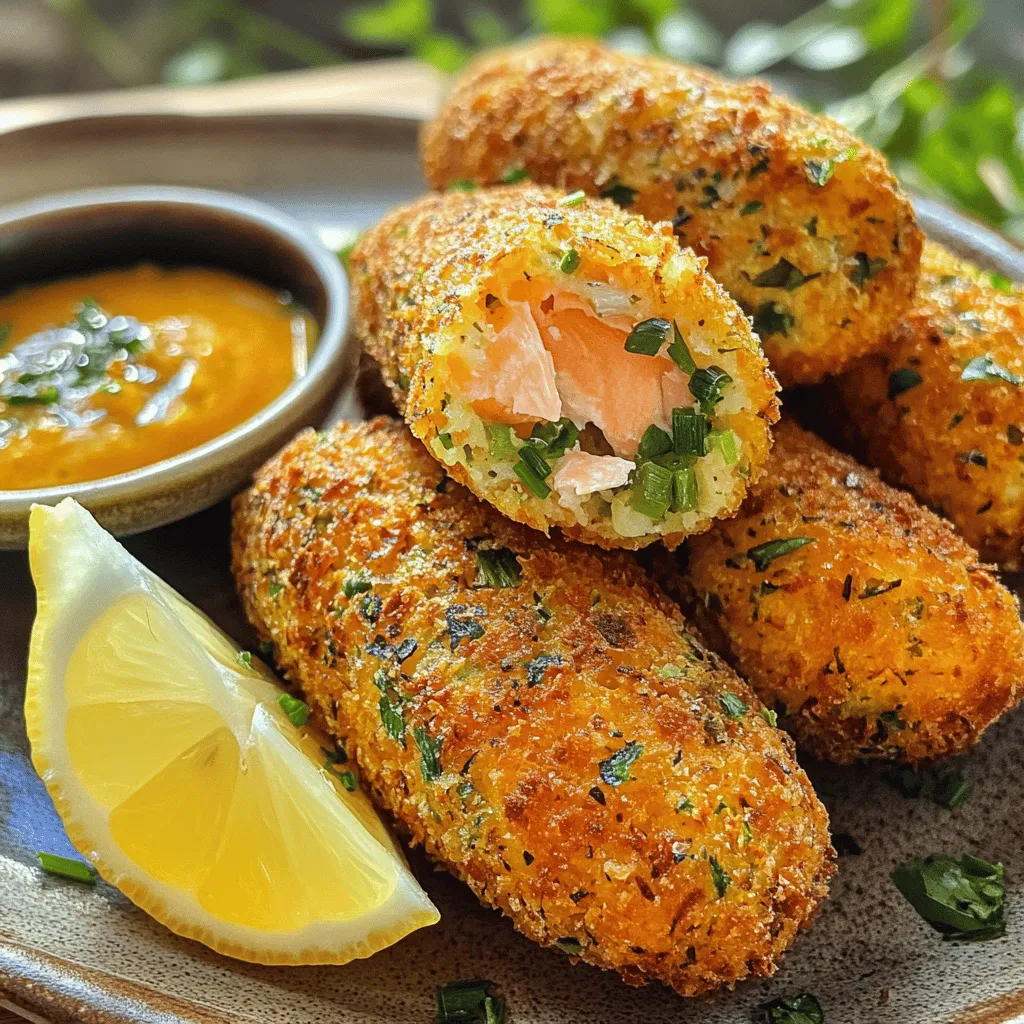 Savory Salmon Croquettes Easy and Flavorful Recipe