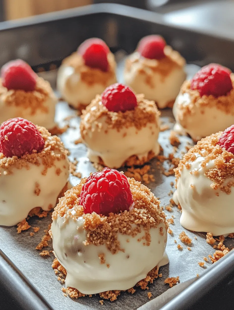 White Chocolate Raspberry Cheesecake Balls: A Delectable Dessert Delight
