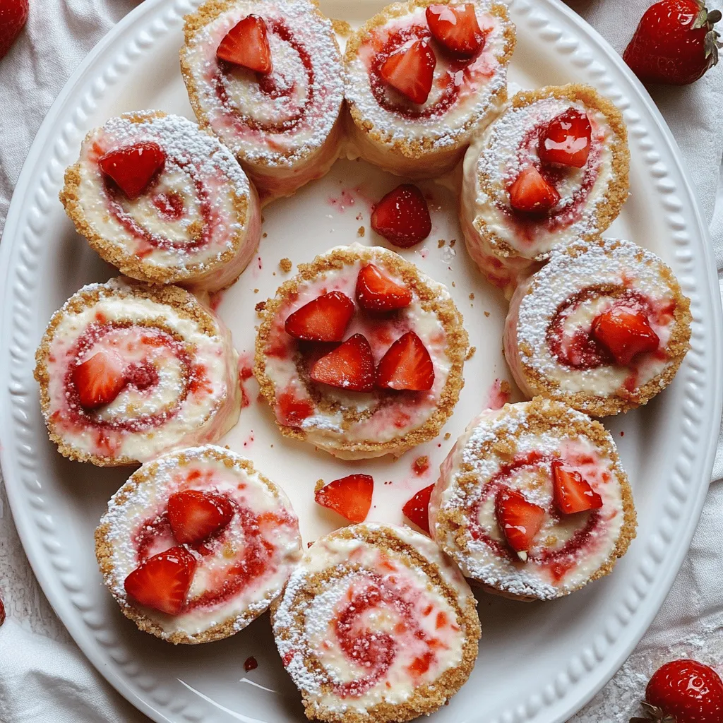 Easy Strawberry Cheesecake Rolls Recipe Simple Delight