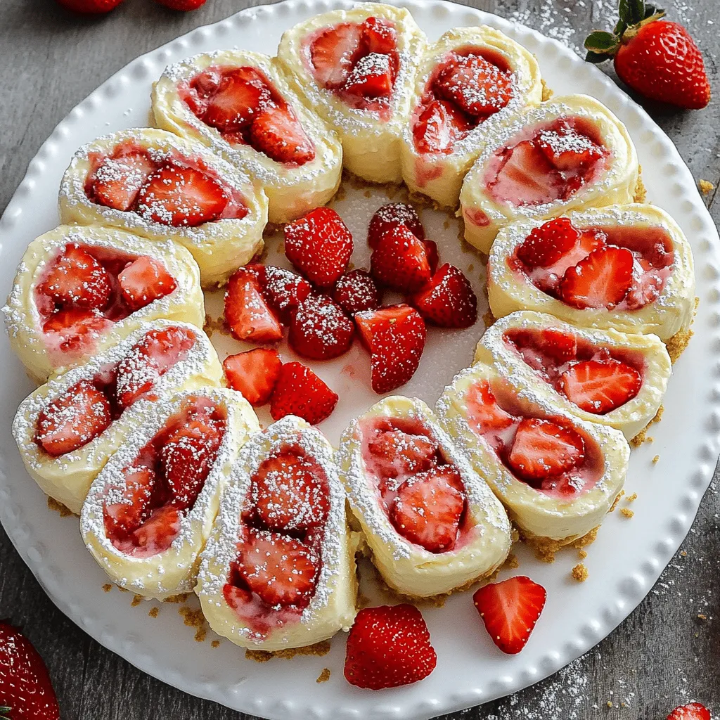 Easy strawberry cheesecake rolls are a fun, tasty dessert. They have a creamy filling wrapped in soft tortillas. This dessert is popular because it is simple to make and requires no baking.
