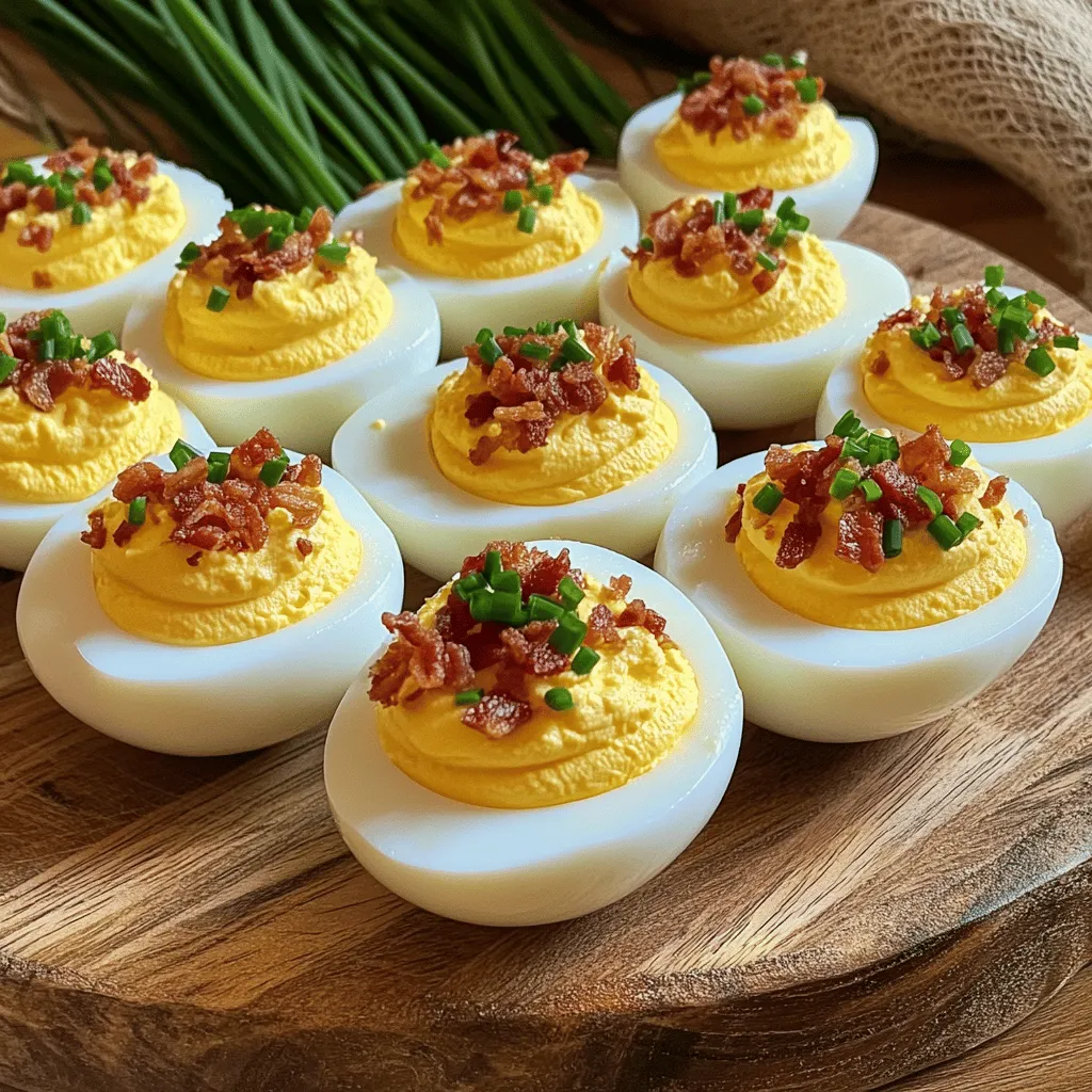 Bacon Bliss Deviled Eggs: A Savory Twist on a Classic Favorite