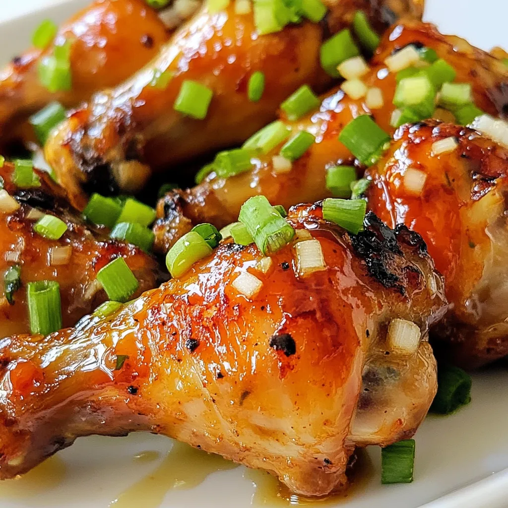 Spicy Honey Garlic Drumsticks Flavorful Grilled Meal