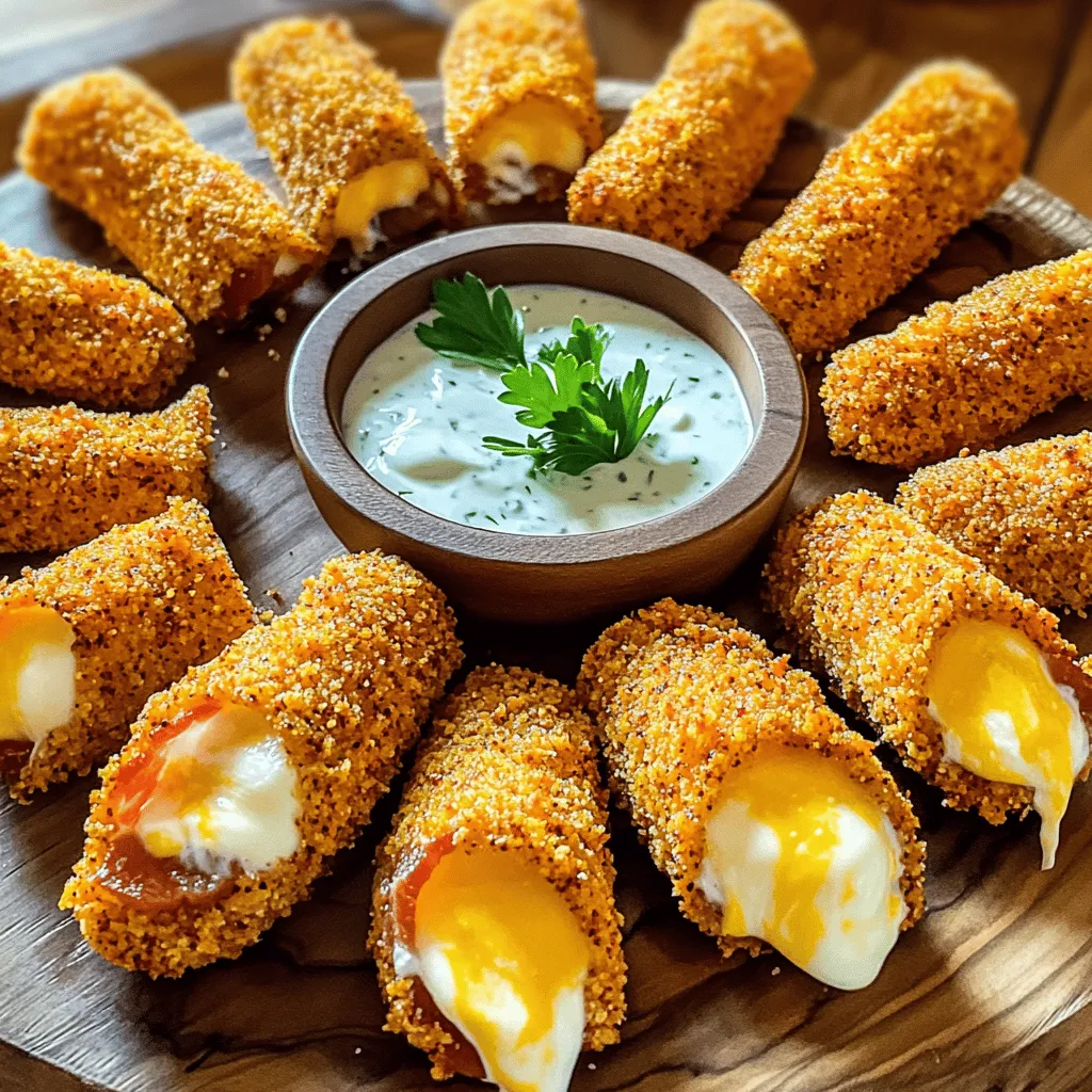 Making Nashville hot bacon-wrapped mozzarella sticks is fun and easy. You will need some simple ingredients to create this tasty snack.