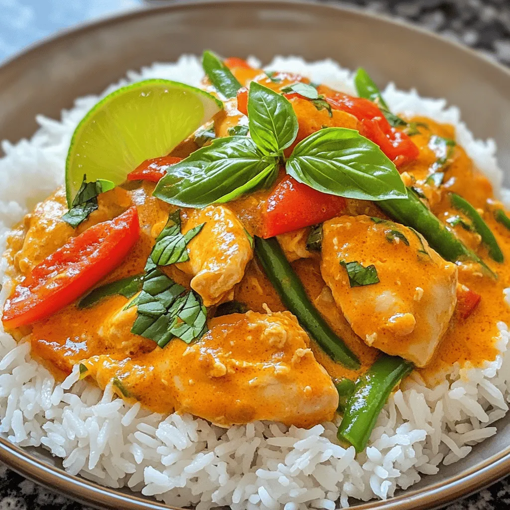 Spicy Thai Chicken Curry with Creamy Coconut Bliss