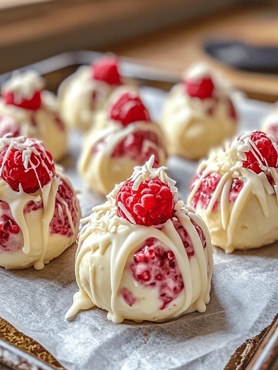 White Chocolate Raspberry Cheesecake Balls Recipe