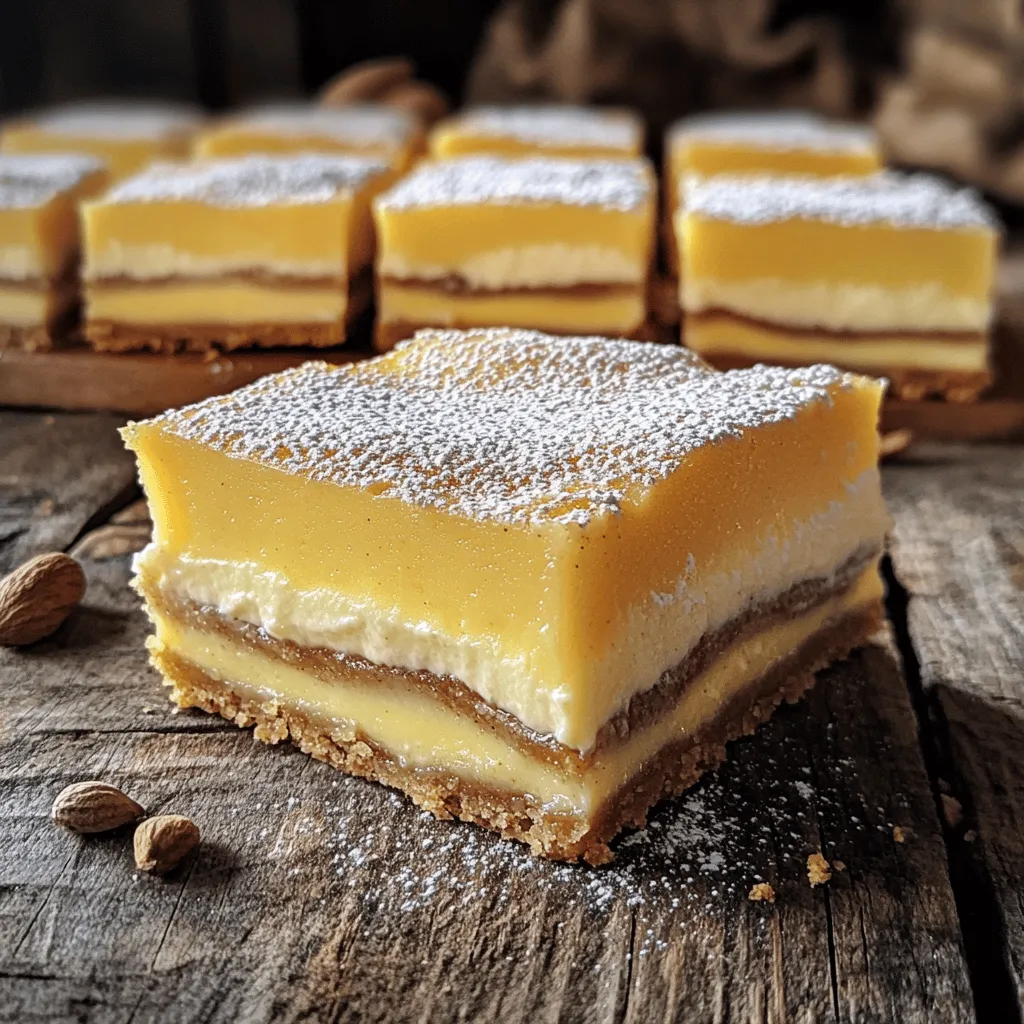 Vanilla Custard Cream Squares Delightful Dessert Treat