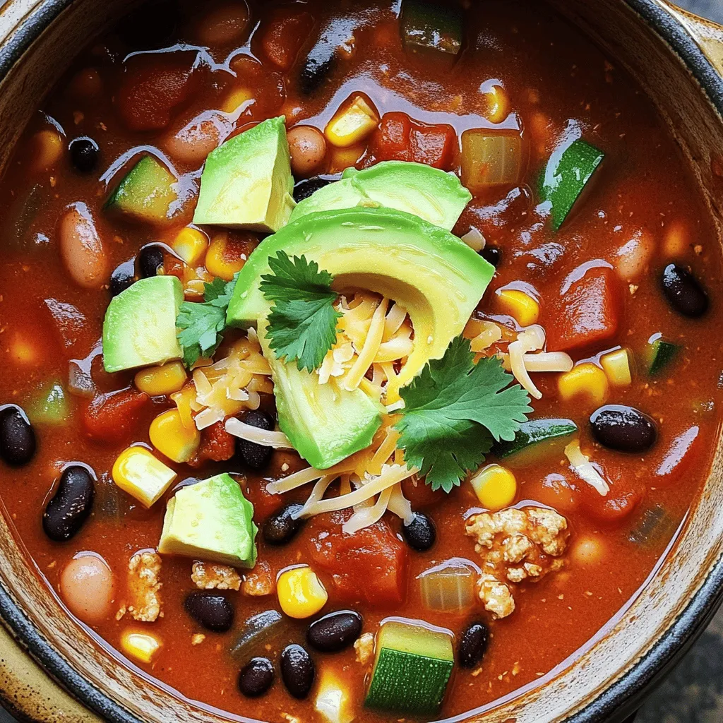 Veggie Loaded Turkey Chili Flavorful and Nutritious Dish