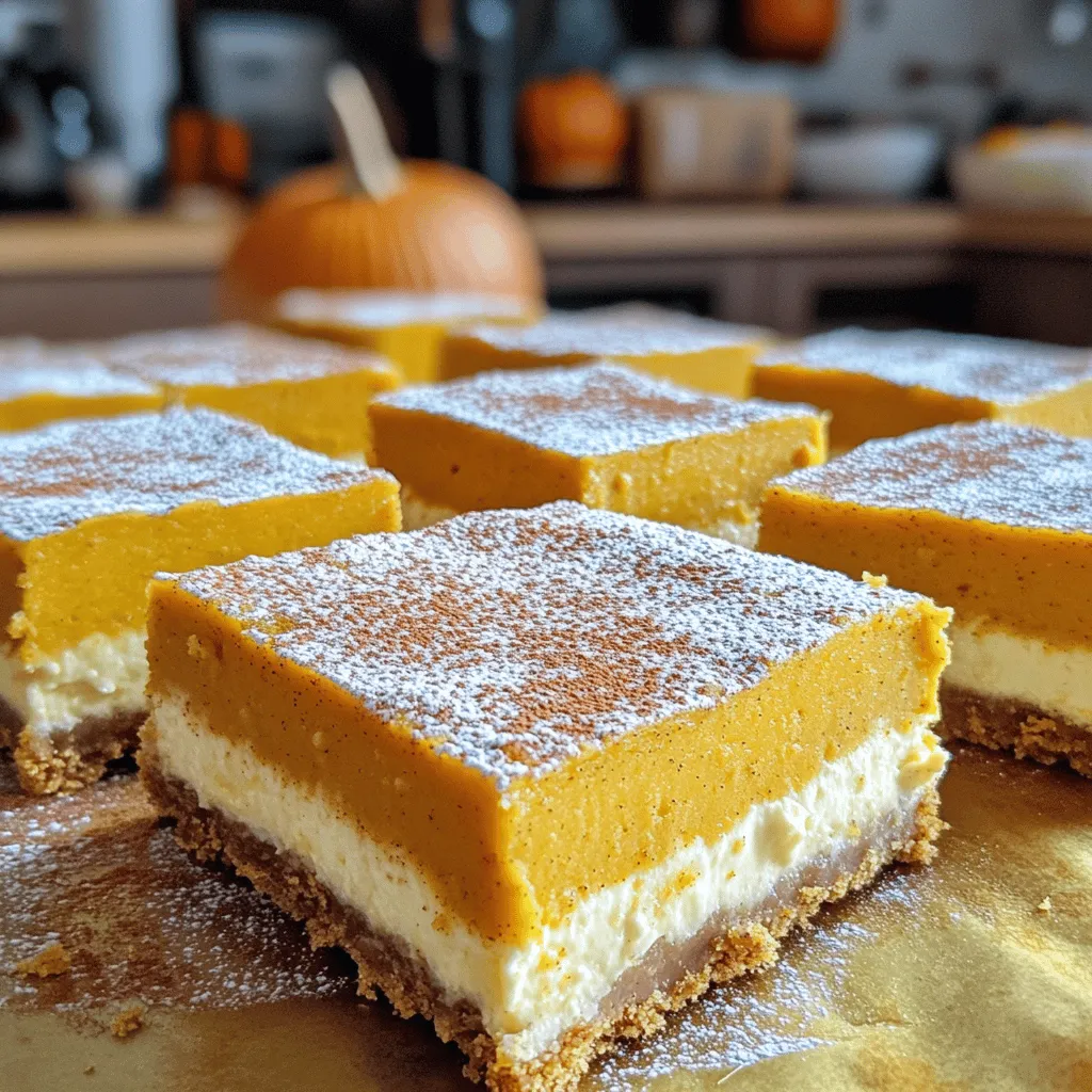Pumpkin Cheesecake Bars Delightful Fall Dessert Recipe
