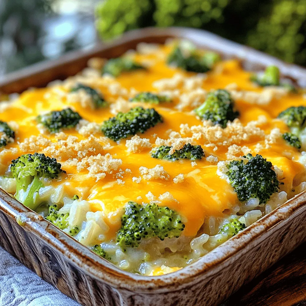 Cheesy Broccoli Rice Casserole Simple and Satisfying Meal