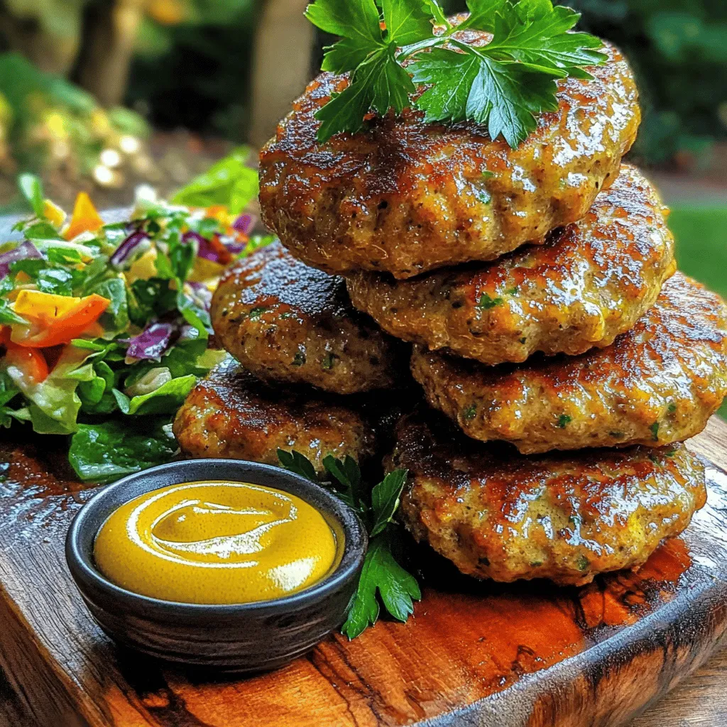 Authentic German frikadellen are traditional German burgers. They are made from a mix of ground meats, usually beef and pork. The blend of flavors makes them rich and tasty. You can enjoy them as a main dish or a snack.