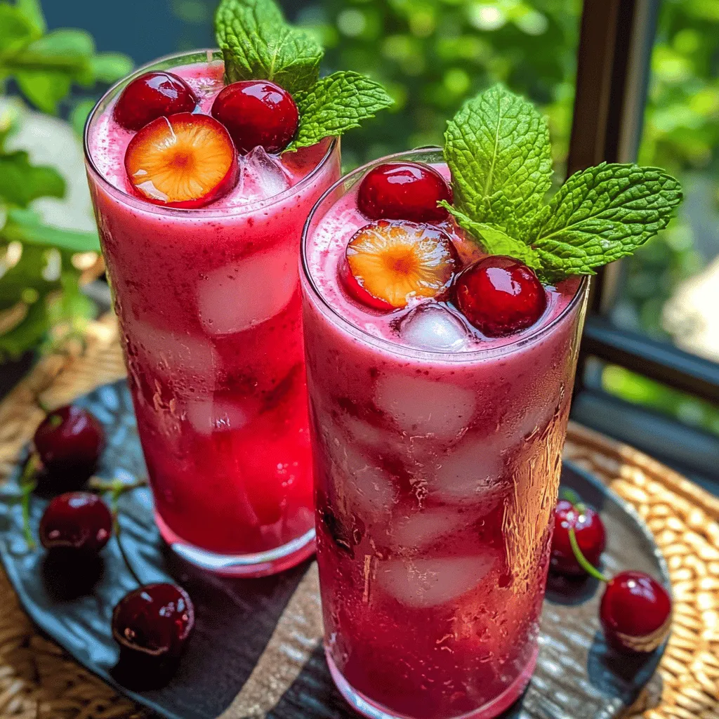 Cherry Earl Grey Milk Tea is a delightful drink that blends sweet cherries with the unique taste of Earl Grey. To create this tasty beverage, you need a few key ingredients.