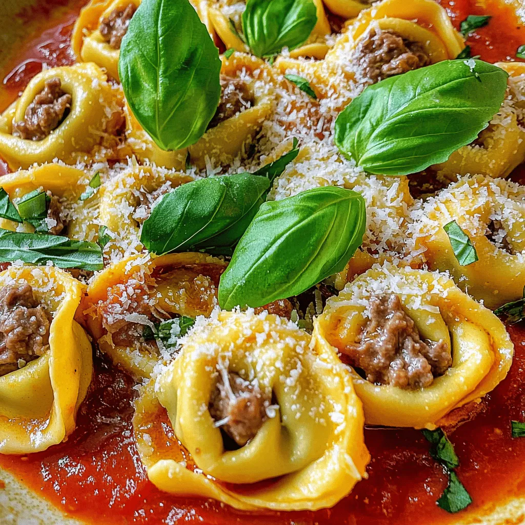 Beef &#038; Parmesan Tortellini Extravaganza: A Culinary Journey