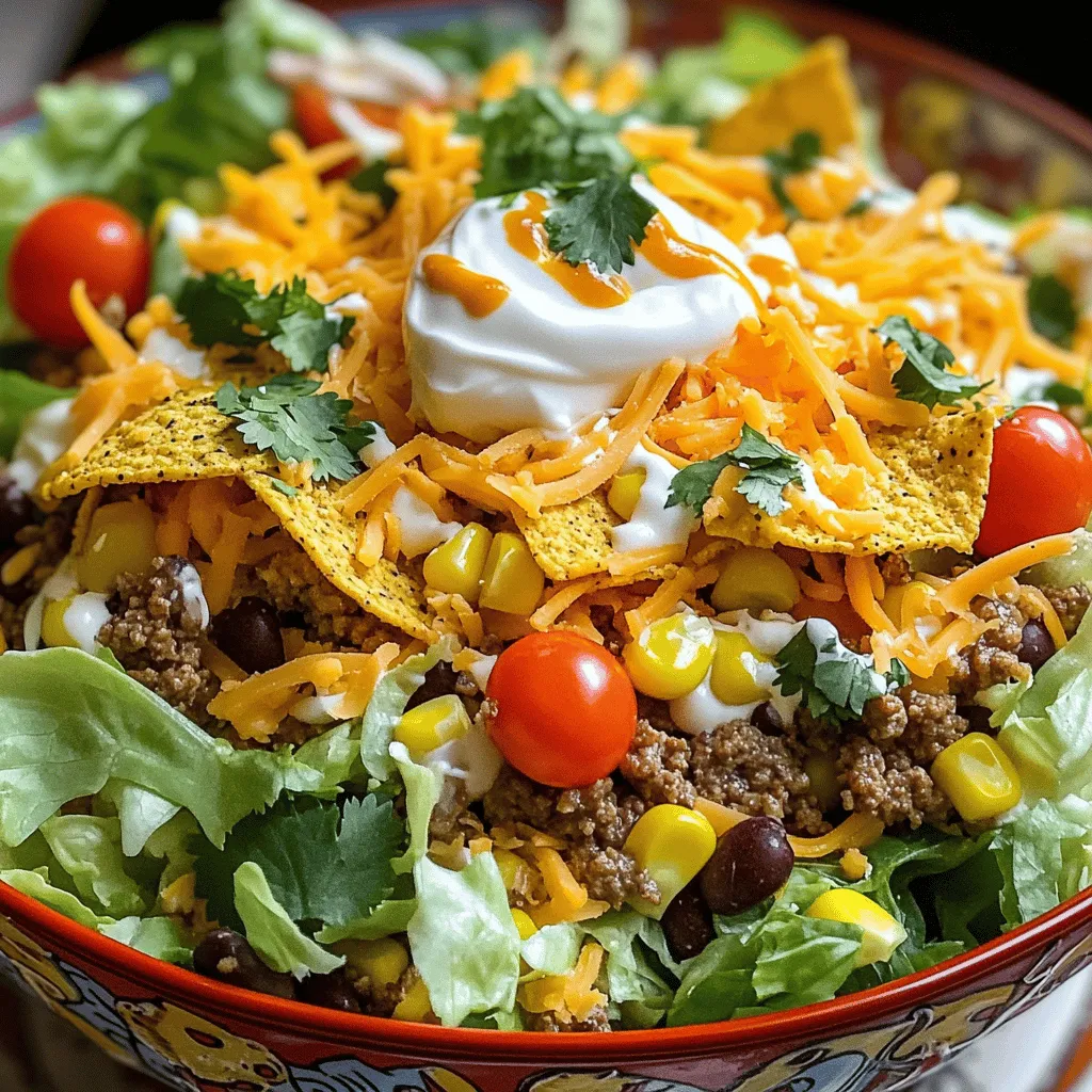 Easy Dorito Taco Salad Quick and Tasty Delight