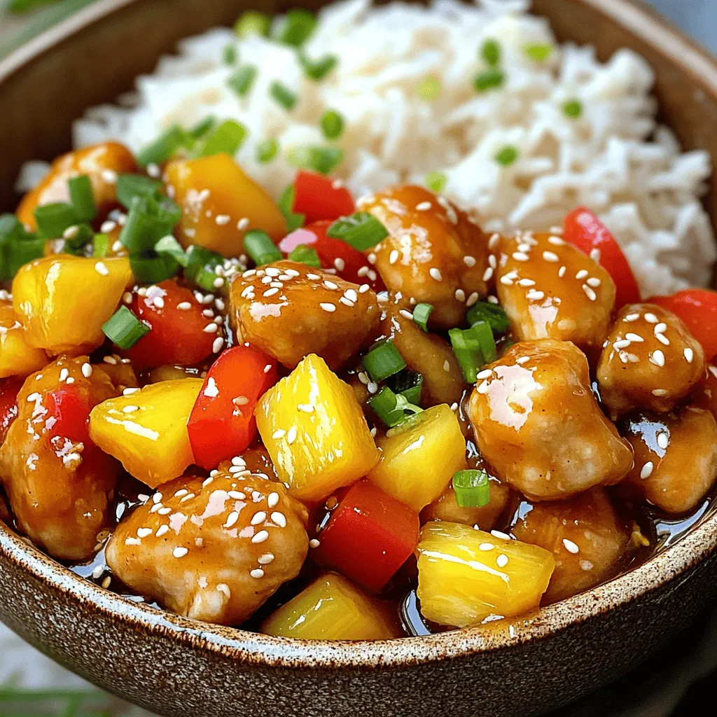 Savory Sweet &#038; Sour Chicken Easy Dinner Recipe