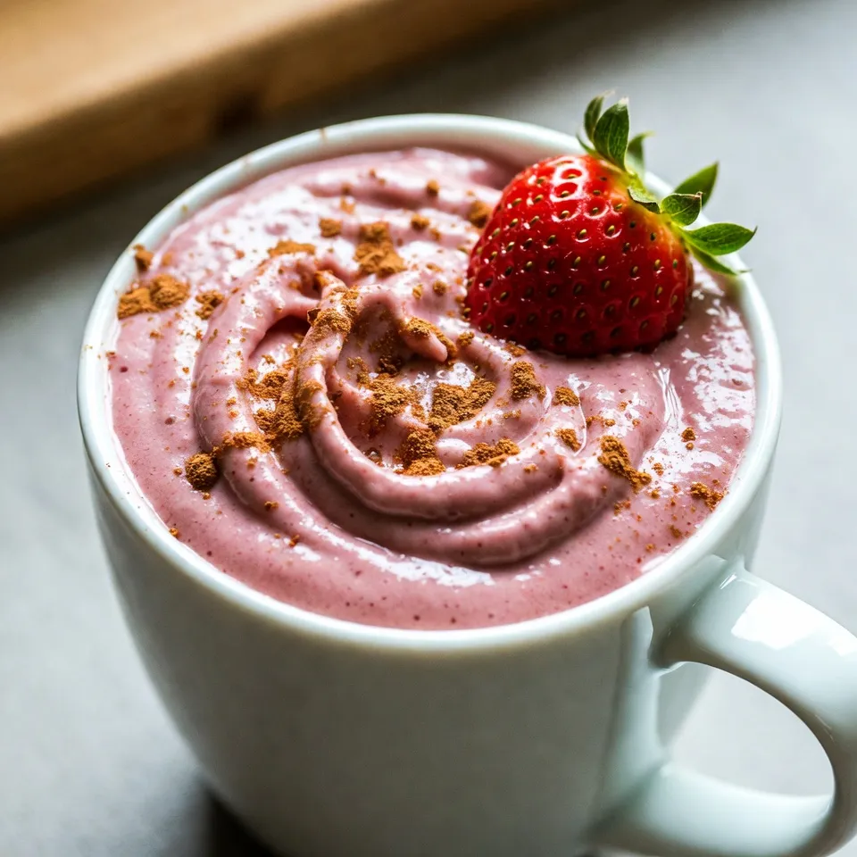 Strawberry Cheesecake Smoothie Creamy and Refreshing Drink