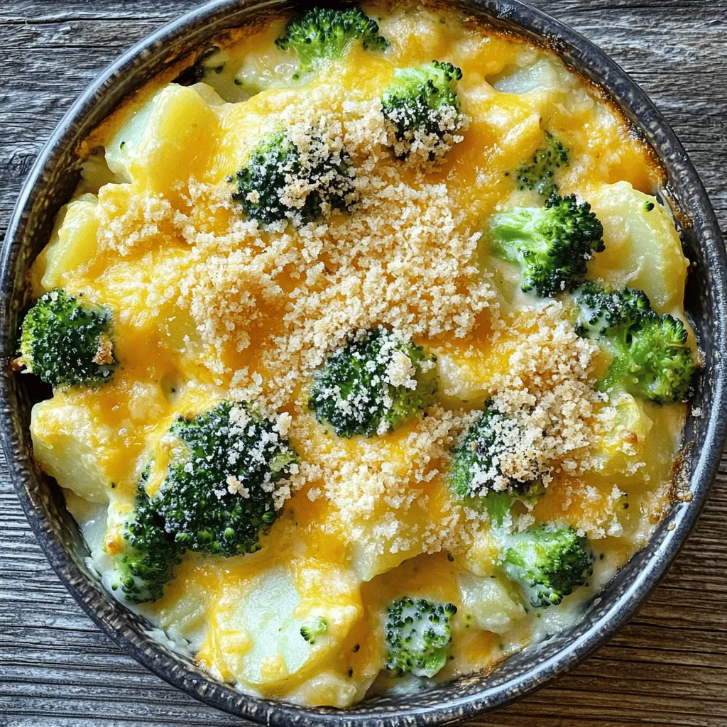 Cheesy Broccoli Potato Casserole Simple Comfort Meal