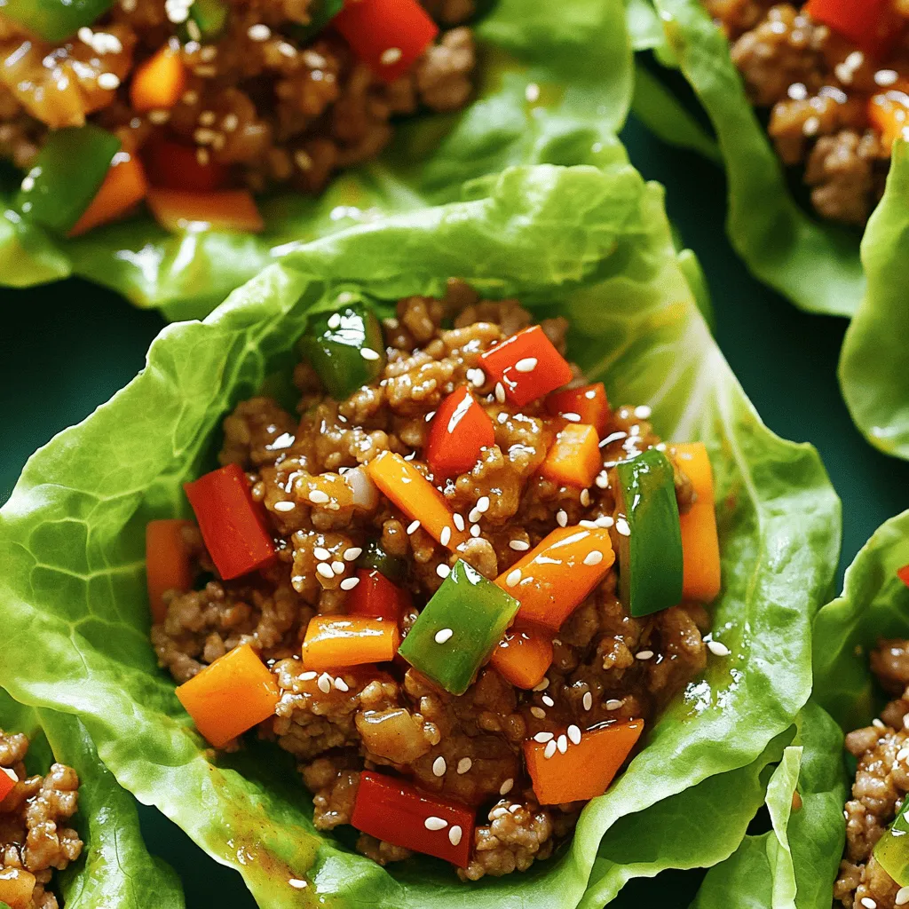 Teriyaki Turkey Lettuce Wraps Simple and Healthy Dish
