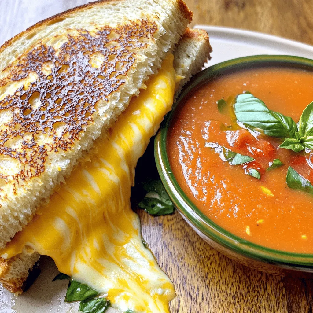 Grilled Cheese with Tomato Soup Easy Comfort Meal