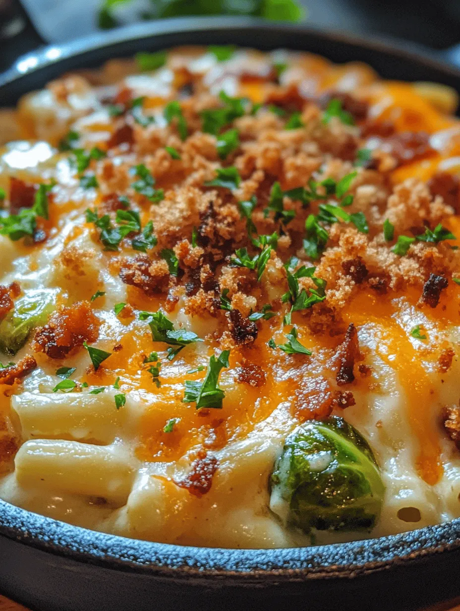 Mac and Cheese with Brussels Sprouts &#038; Bacon Breadcrumbs: A Flavorful Fusion