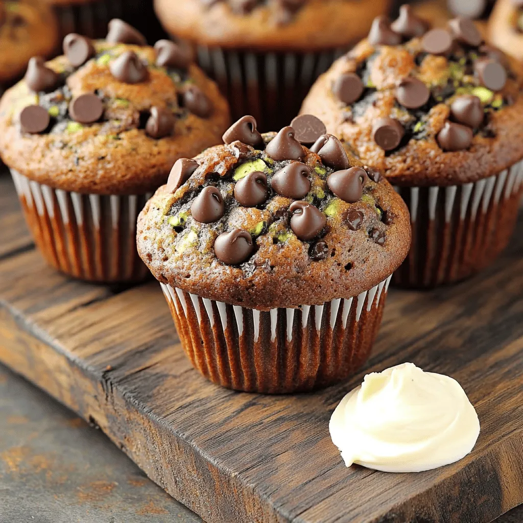 Chocolate Chip Zucchini Muffins Moist and Tasty Treat
