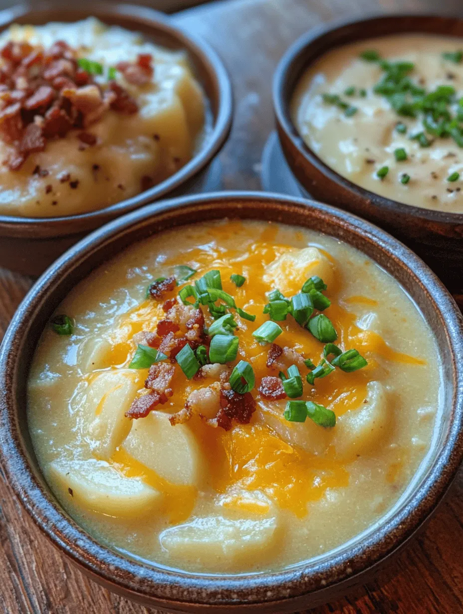 Classic Old Fashioned Loaded Potato Soup