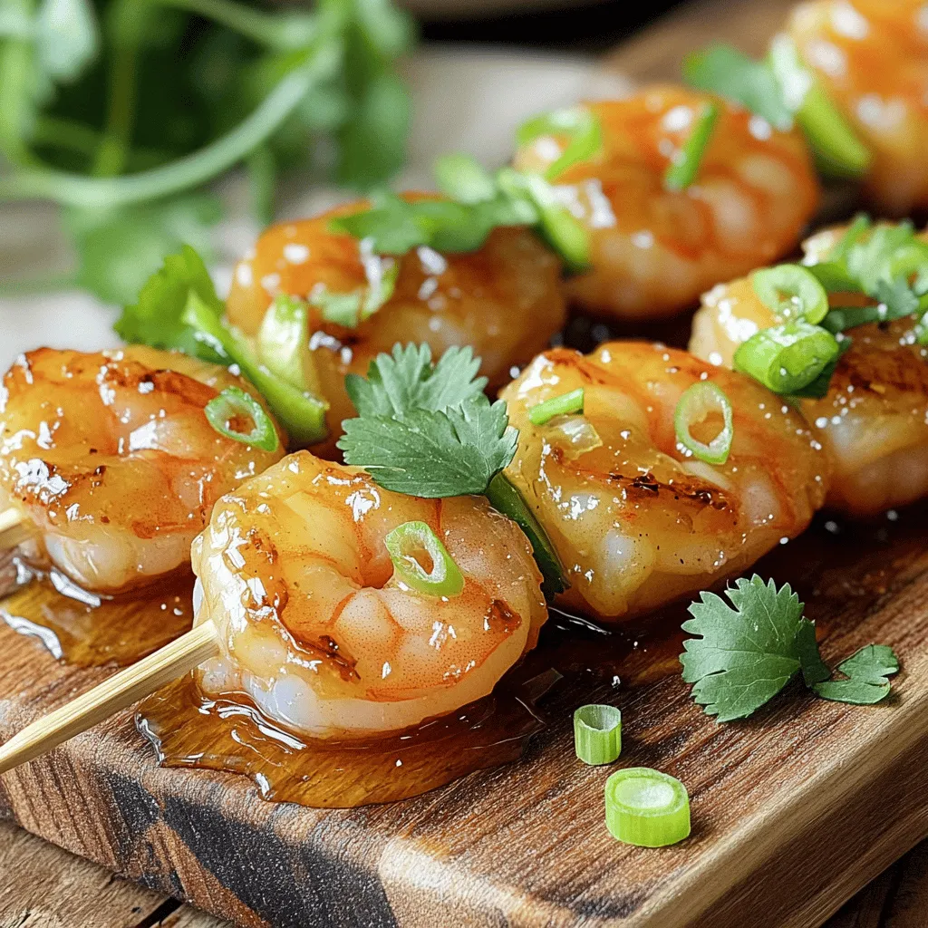 Honey Garlic Shrimp Skewers Quick and Tasty Recipe