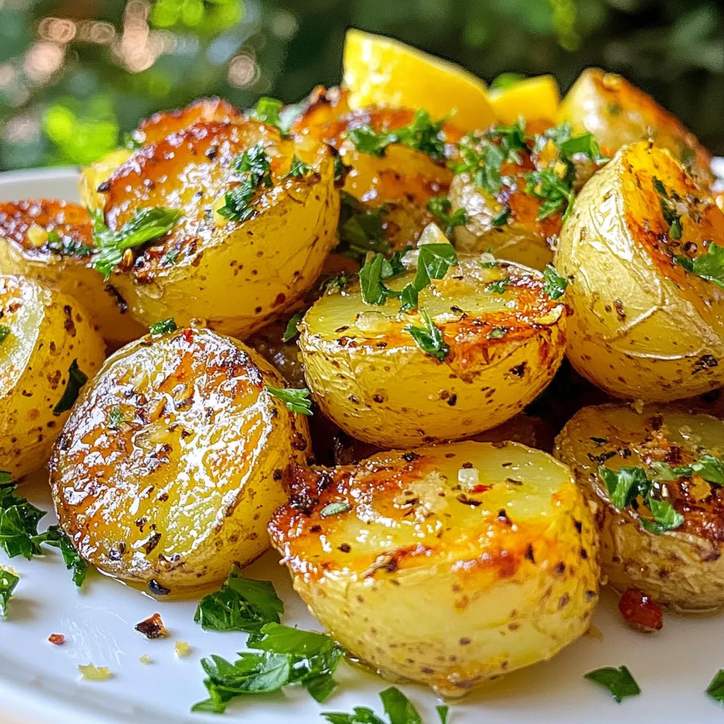 Lemon Garlic Roasted Potatoes Simple and Flavorful Dish