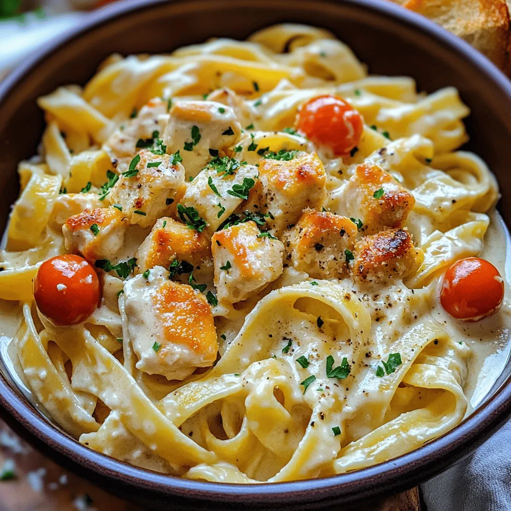 Creamy White Cheddar Chicken Pasta Delight